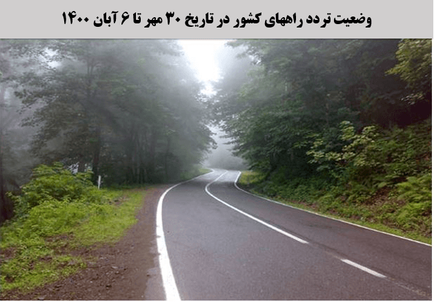 کاهش ۱ درصدی تردد روزانه بین استانی نسبت به هفته گذشته