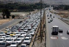 تصویر از آخرین وضعیت ترافیکی جاده‌های کشو‌ر