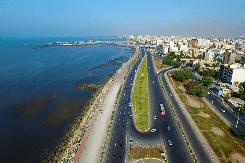 مسیر جاده کرمان بندرعباس